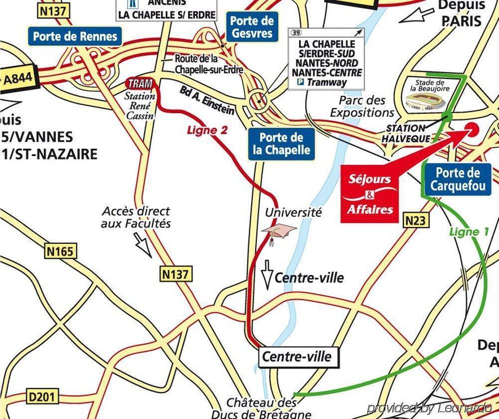 Sejours & Affaires Nantes La Beaujoire Aparthotel Bagian luar foto